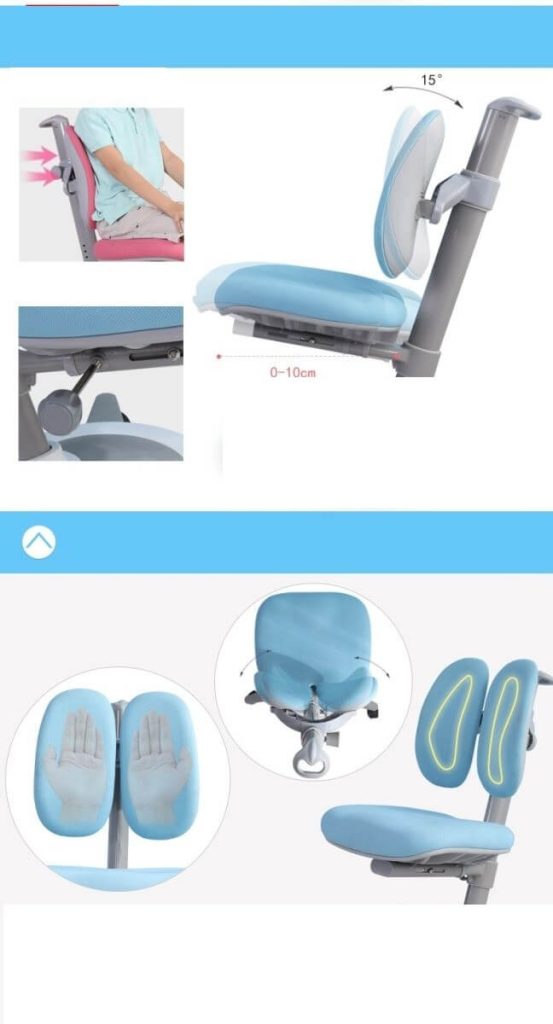 cấu tạo ghế học chống gù giá rẻ
